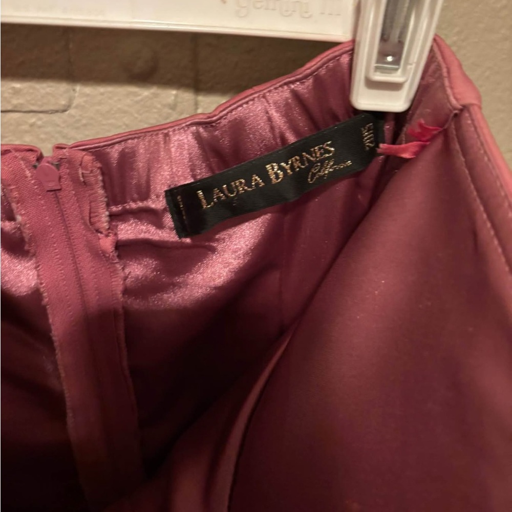 ✨Small-Laura Byrnes Black Label Bernadette Tulle strapless dusty rose Price FIRM - Picture 5 of 9